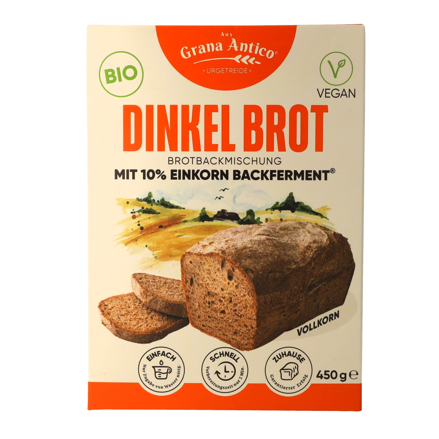 BIO-Dinkel-Backmischung Vollkorn 450 g