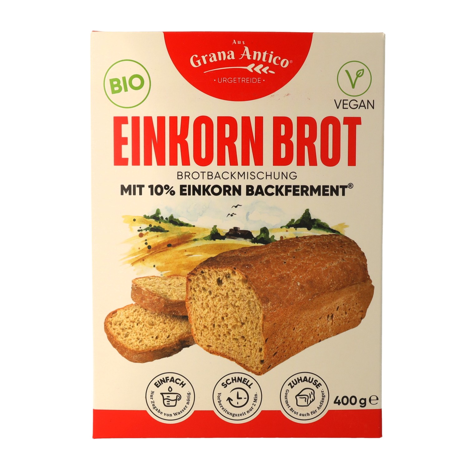 BIO-Einkorn-Backmischung hell 400 g